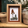 Brown Tree Sea Glass Picture