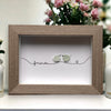 Mini Sea Glass Birds Friends Picture
