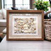 Sea Glass, Coral, Shells, Driftwood & Pottery Mosaic Picture Mixed Media Art