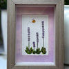 Mini Watercolor Lavender Garden Picture