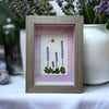 Mini Watercolor Lavender Garden Picture
