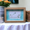 Sea Glass Garden with a Hummingbird Picture