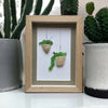 Hanging Cactus Sea Glass Picture