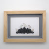 Sea Glass Five Birds Family Picture Pebble Art