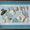 Sea Glass, Coral, Shells, Driftwood & Pottery Mosaic Picture Mixed Media Art